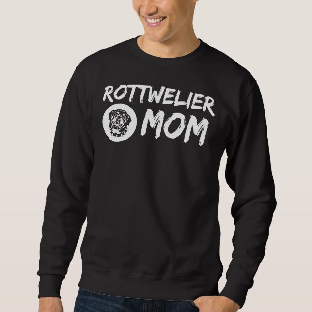 Phantastische Rottweiler-Mama Sweatshirt (Vorderseite)