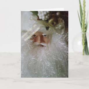 PHANTASTISCHE SANTA AUF SEINEN WEG ZU SAGEN "MERRY FEIERTAGSKARTE