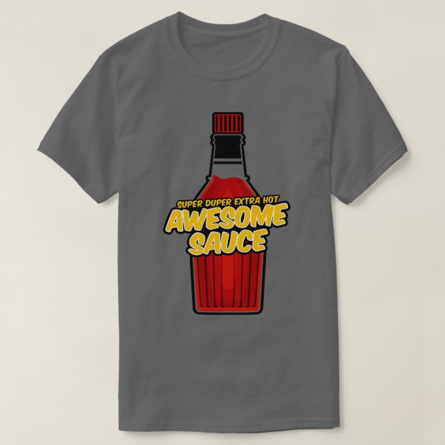 Phantastische Sauce Flasche T-Shirt (Design vorne)