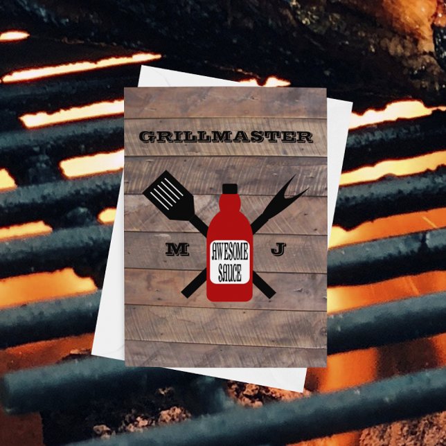 Phantastische Sauce Vatertagskarte Karte (Von Creator hochgeladen)