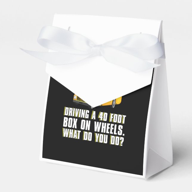 phantastische Schulbusfahrerin - Damen Geschenkschachtel (Vorderseite)