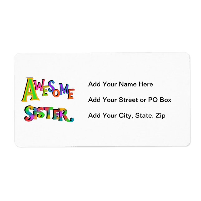 Phantastische Schwestern T - Shirt und Geschenke (Vorne)