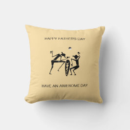 Phantastische Silhouette Tänzer Vatertag Kissen