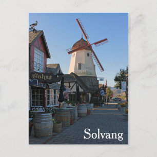 Phantastische Solvang Postkarte! Postkarte