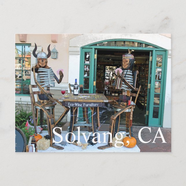 Phantastische Solvang Postkarte! Postkarte (Vorderseite)