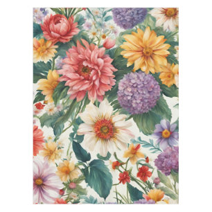 Phantastische Sommergarten Farbige Blume Tischdecke