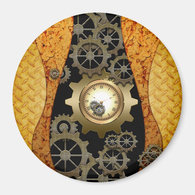 Phantastische Stahlkonstruktion Magnet (Vorne)