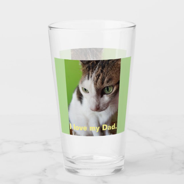 Phantastische Tabby Katze mit atemberaubenden grün Glas (Vorderseite)