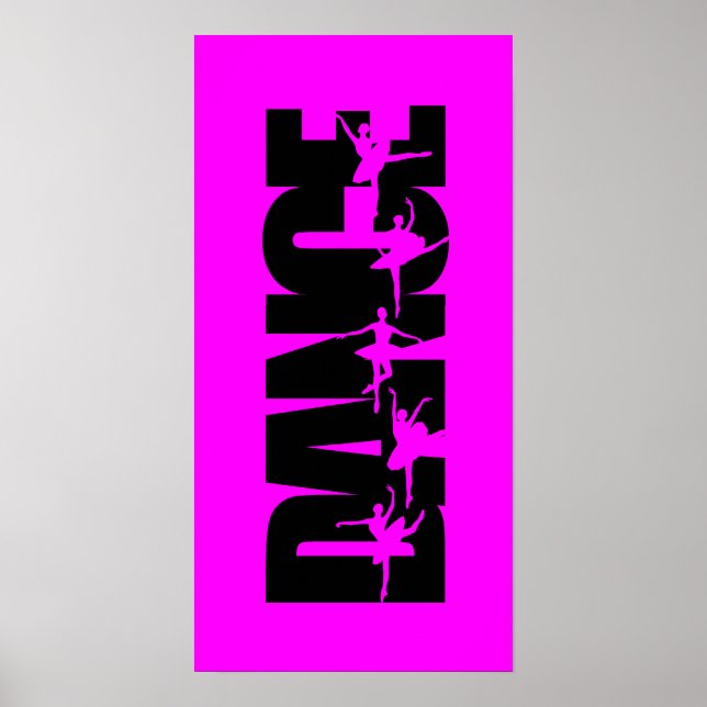 Phantastische Tanzgrafik Poster (Vorne)