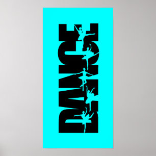 Phantastische Tanzgrafik Poster