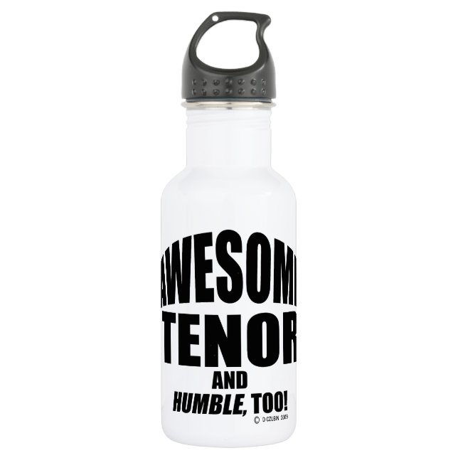 Phantastische Tenor Trinkflasche (Vorderseite)