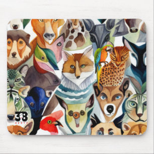 Phantastische Tiere Mousepad