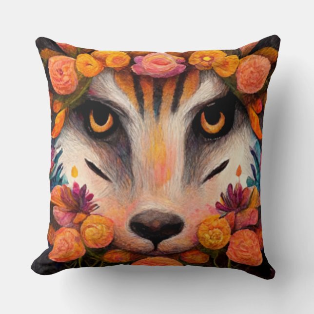 Phantastische Tiere niedliches Kissen (Vorderseite)