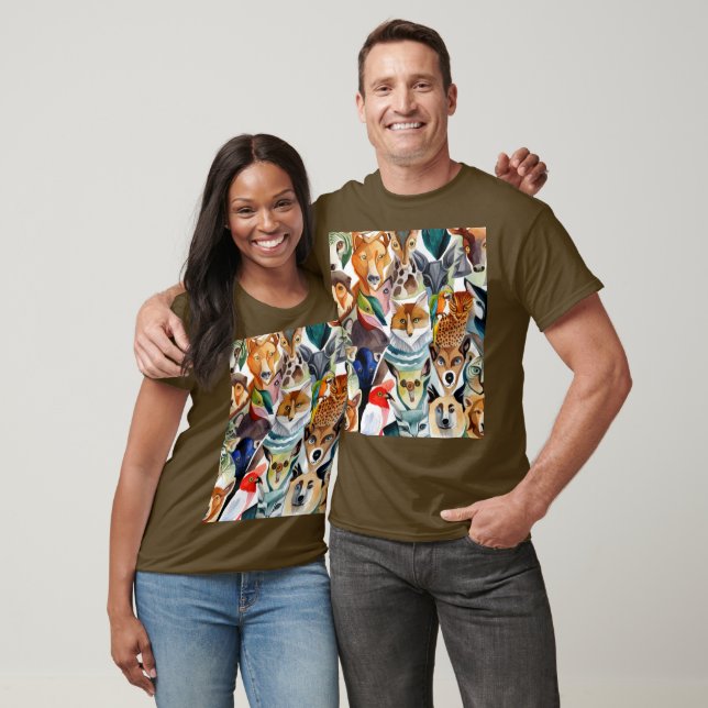 Phantastische Tiere T-Shirt (Unisex)