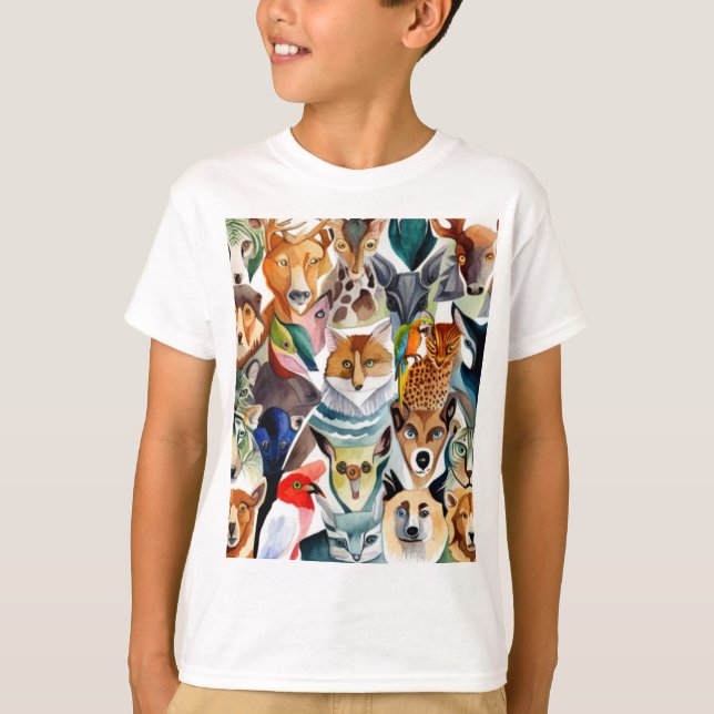 Phantastische Tiere T-Shirt (Vorderseite)