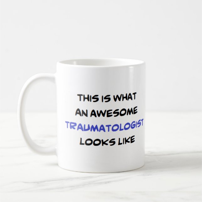 phantastische Traumatologin Kaffeezucht Tasse (Links)