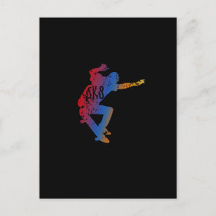 Phantastische und Coole Skaten und Skateboarding Postkarte