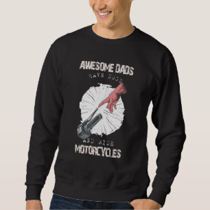 Phantastische Vater haben Hunde und Motorräder Sweatshirt