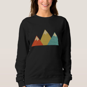 Phantastische Vintage Bergfarben - Symbole Sweatshirt