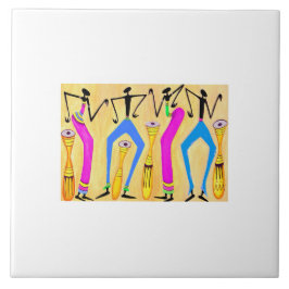 Phantastische Zeit für die Watercolor Afrikanische Fliese