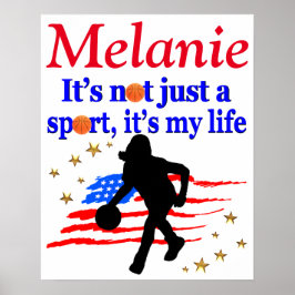 PHANTASTISCHE ZOLLKÜSTE INSPIRATIONELLE BASKETBALL POSTER