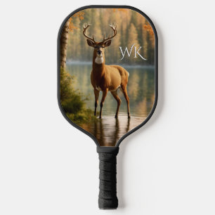 Phantastischen 12 Punkte Buck Herbstgewässer Perso Pickleball Schläger