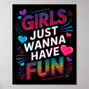 Phantastischen Mädchen der 80er Jahre, die einfach Poster