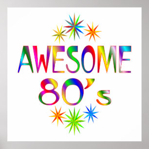 Phantastischer 80er poster