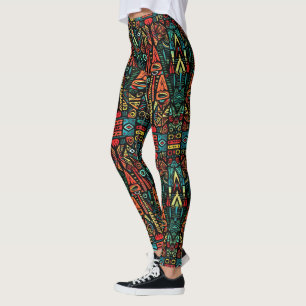 Phantastischer Abstrakter Pop Mode Leggings