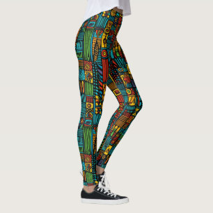 Phantastischer Abstrakter Pop Mode Leggings