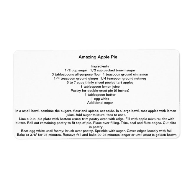 Phantastischer Apple Pie (Vorne)