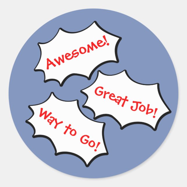 Phantastischer Aufkleber (Vorderseite)