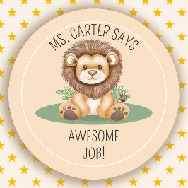 PHANTASTISCHER Aufkleber für die Belohnung von Leh