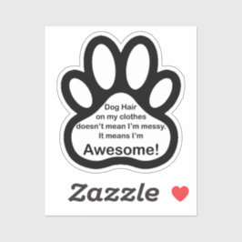 Phantastischer Aufkleber für Hunde