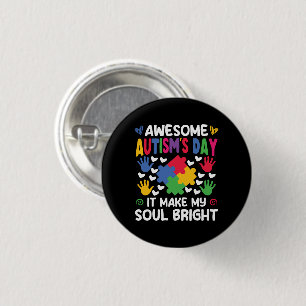 Phantastischer Autismus - Tag, an dem mein Soul st Button