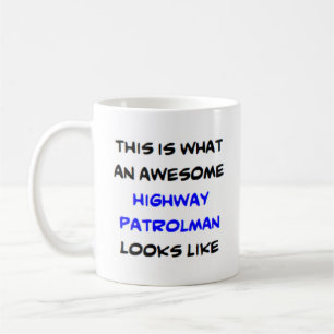 phantastischer Autobahnpatrouiller Kaffeetasse