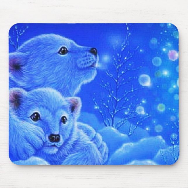 phantastischer Bär Mousepad (Vorne)