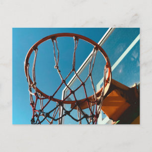 Phantastischer Basketballkorb Postkarte