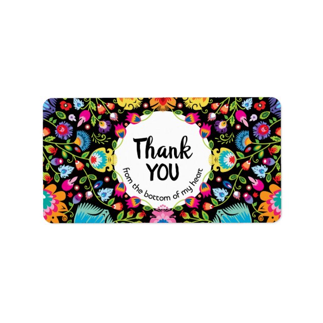 Phantastischer, benutzerdefinierter Text Polnische Adressaufkleber (Vorne)