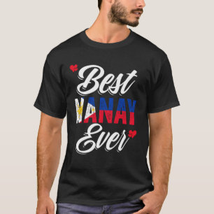 Phantastischer bester Nanay je philippinische Lieb T-Shirt