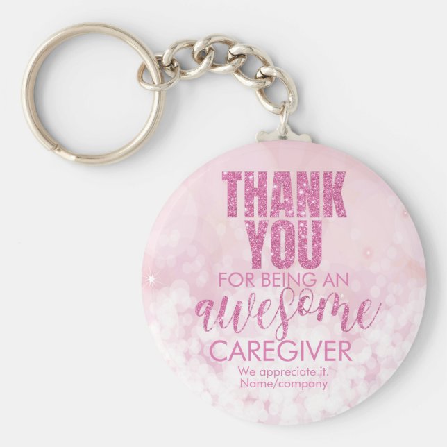 Phantastischer Betreuer Vielen Dank Schlüsselanhänger (Vorne)