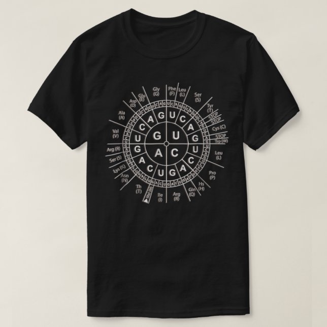 Phantastischer biologischer Genetikcode Sun T-Shirt (Design vorne)