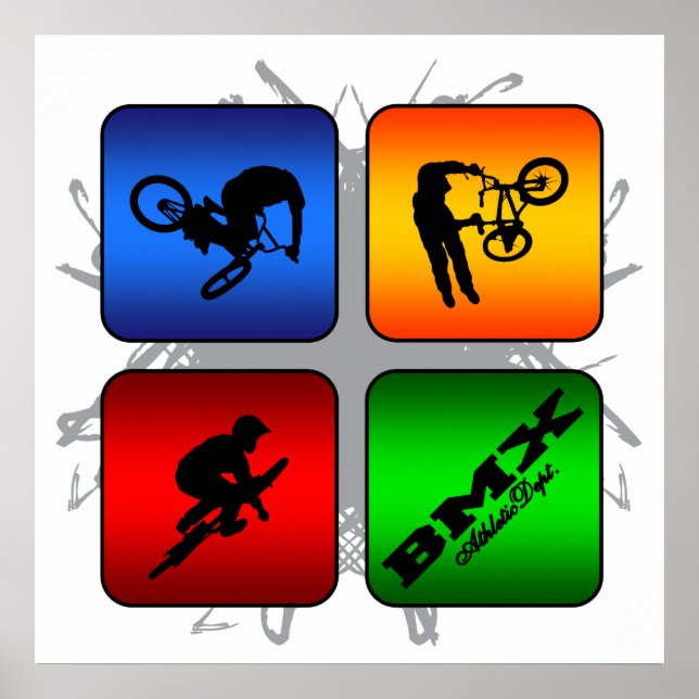 Phantastischer BMX Urban Style Poster (Vorne)