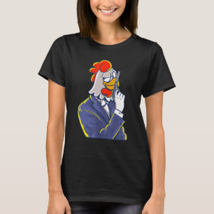 Phantastischer britischer Detektiv Chicken Spy Ide T-Shirt