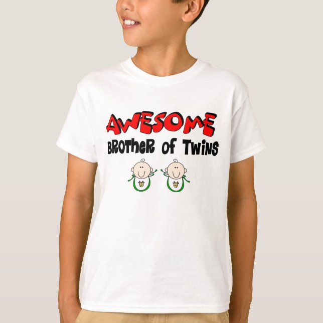 PHANTASTISCHER Bruder von TWINS T-Shirt (Vorderseite)