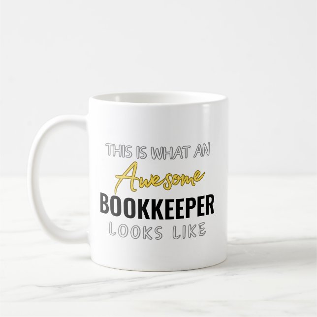 Phantastischer Buchhalter Kaffeetasse (Links)