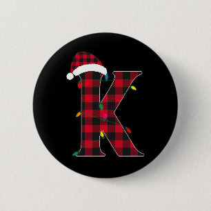 Phantastischer Buchstabe K Anfangsname Buffalo Kar Button