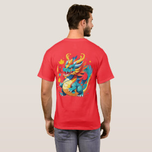 Phantastischer Cartoon Dragon T-Shirt