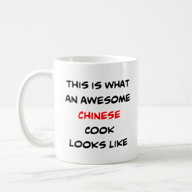phantastischer chinesischer Koch Kaffeetasse (Links)