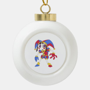 Phantastischer Circus Snowflake Gerahmte Ornament